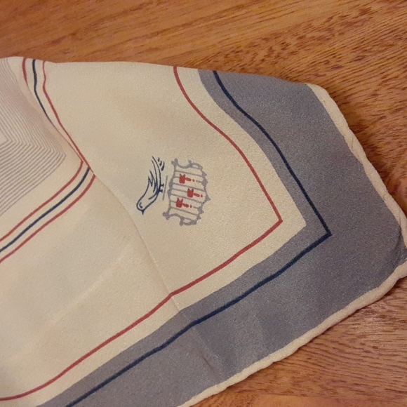 Vtg Jacomo Silk Scarf Italy 33"×33"L - Picture 14 of 16